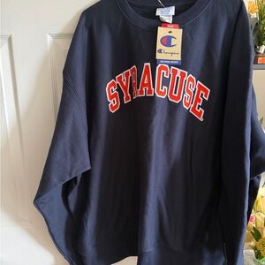 Champion Syracuse Navy Sweatshirt